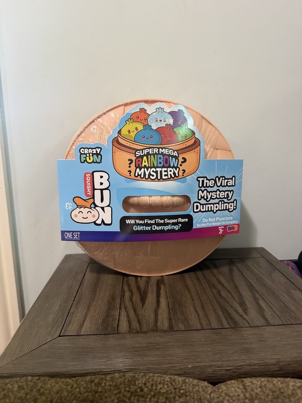 Crazy Fun Rainbow Mystery Squishy Bun Dumpling Blind Bag Sealed Toy